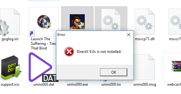 Directx-9.0c-error