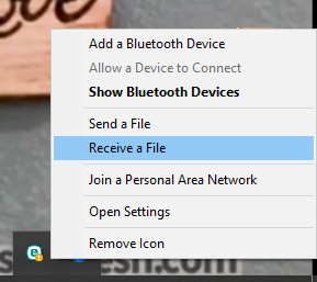 How to receive files via bluetooth on computer and laptop