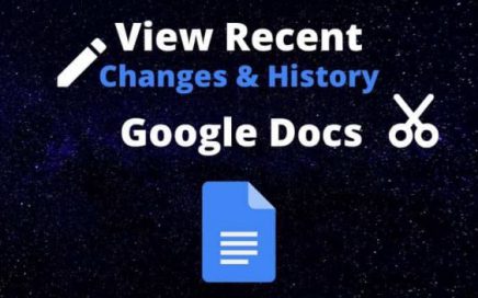 آموزش مشاهده تمام تغییرات اخیر در یک فایل گوگل داکس