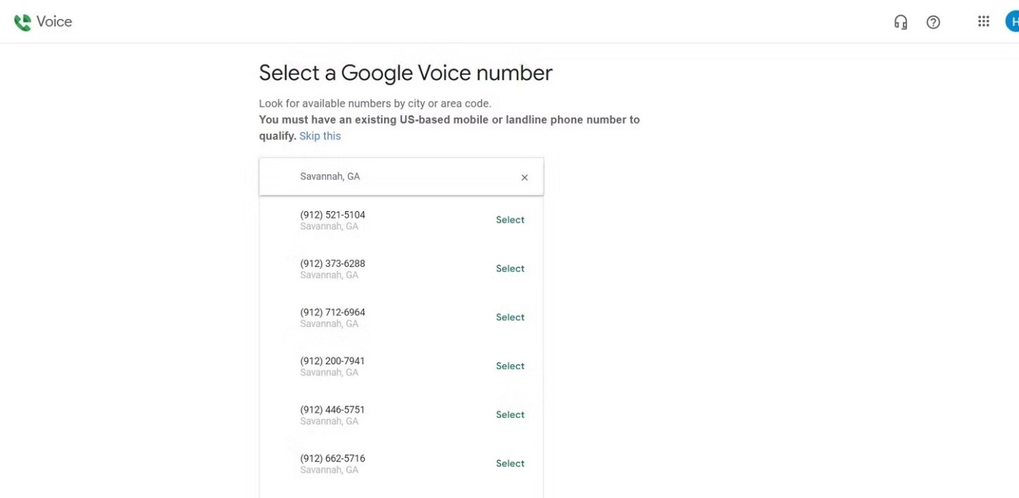 ساخت شماره مجازی با گوگل ویس